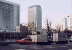 旧美作津山藩上屋敷跡（東京駅附近の風景）