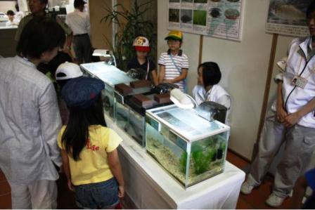 「『児島湖移動水族館』を実施」の写真