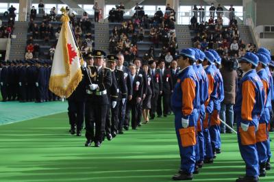 1月21日 警察年頭視閲式(1)