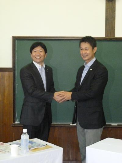 岡山・広島両県知事会議の様子２