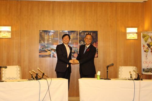 岡山県知事と岡山市長との懇談会