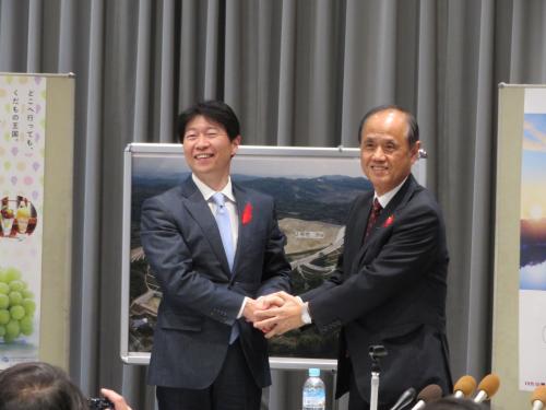 岡山県知事と岡山市長との懇談会