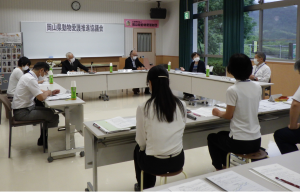 令和3年度第1回岡山県動物愛護推進協議会 協議の様子