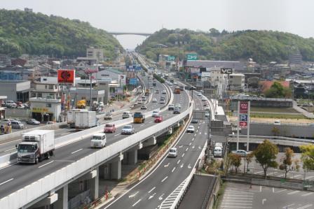 「国道2号(倉敷立体)4車線供用開始」の写真