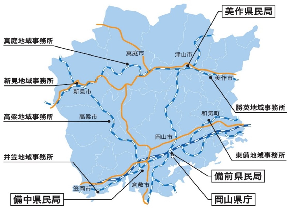 勤務場所の地図