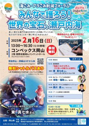 海ごみ・プラごみ削減フォーラムチラシ